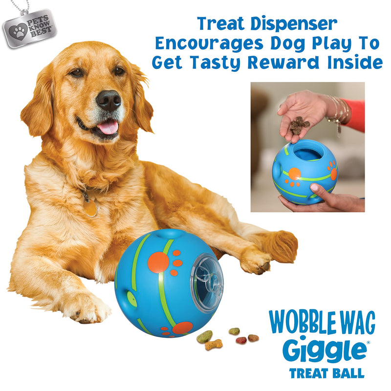Wobble Wag Giggle Treat Ball – Interactive Dog Toy - Mingle & Moa