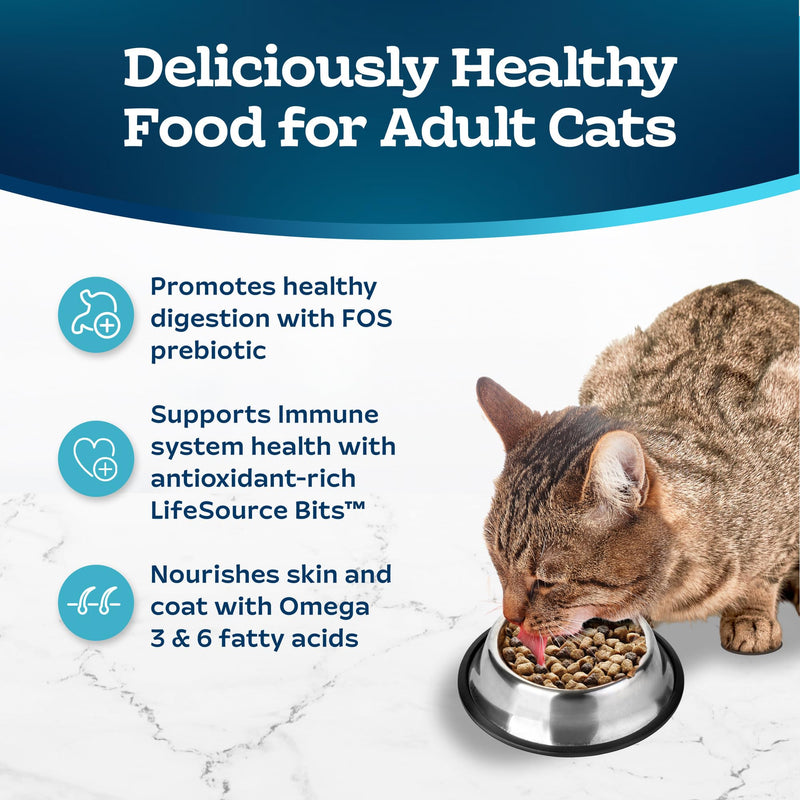 Blue Buffalo Tastefuls Dry Cat Food, Sensitive Stomach, Chicken & Brown Rice, 15 lb - Mingle & Moa