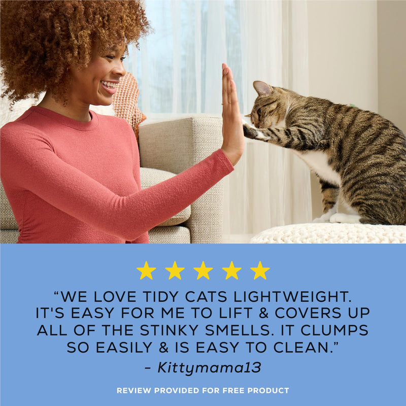 Purina Tidy Cats LightWeight Free & Clean Unscented Cat Litter, 17 lb - Mingle & Moa