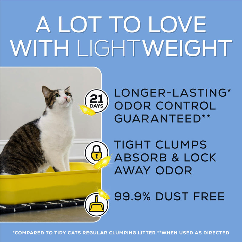 Tidy Cats LightWeight Instant Action Litter, 17 lb - Mingle & Moa