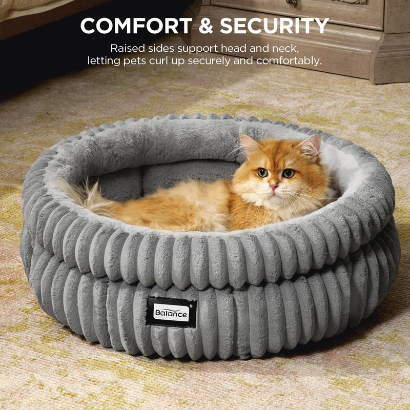 BALANCE Cat Bed – Soft, Washable, Non-Slip, for Kittens & Puppies - Mingle & Moa
