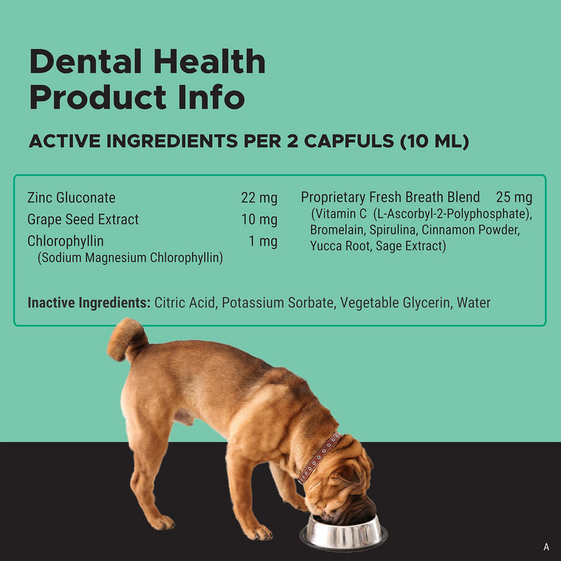 Oral Hygiene Dental Water Additive for Dogs (8 oz) - Mingle & Moa