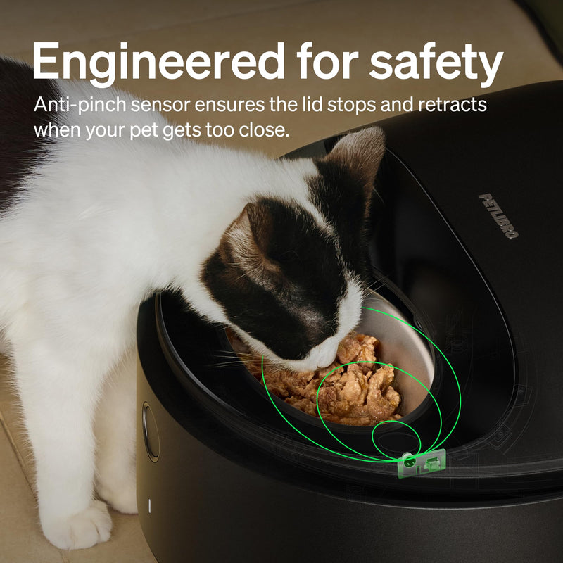 PETLIBRO Automatic Wet Food Feeder, 3 Meals, App-Controlled - Mingle & Moa