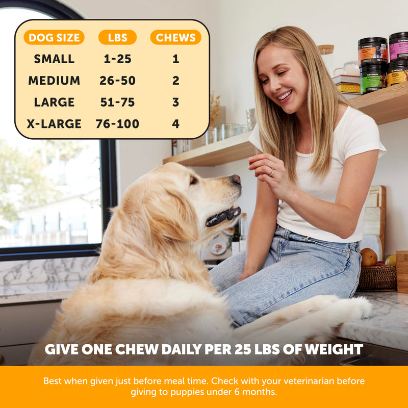 Dog Allergy Itch Relief Max Strength with Probiotics (Chicken, 90 ct) - Mingle & Moa