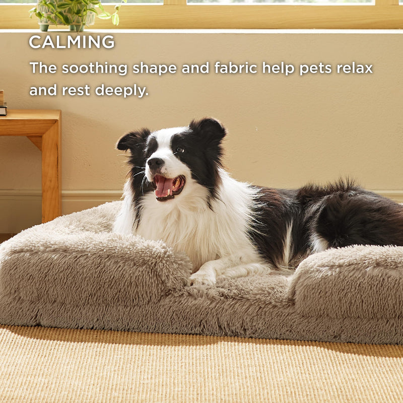 Bedsure Orthopedic Dog Bed – Large, Calming, Waterproof (Taupe) - Mingle & Moa