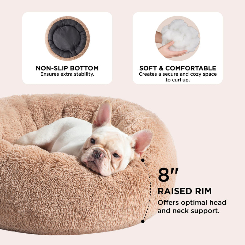 Bedsure Calming Donut Dog Bed - 30 Inch - Mingle & Moa