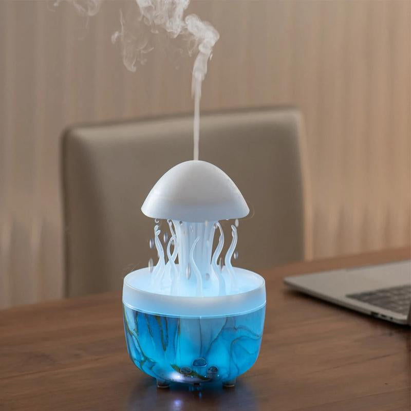 Remote Control Electric Air Humidifier Simulated Swinging Jellyfish Atmosphere Fragrance Diffuser Aroma Machine Humidifiers