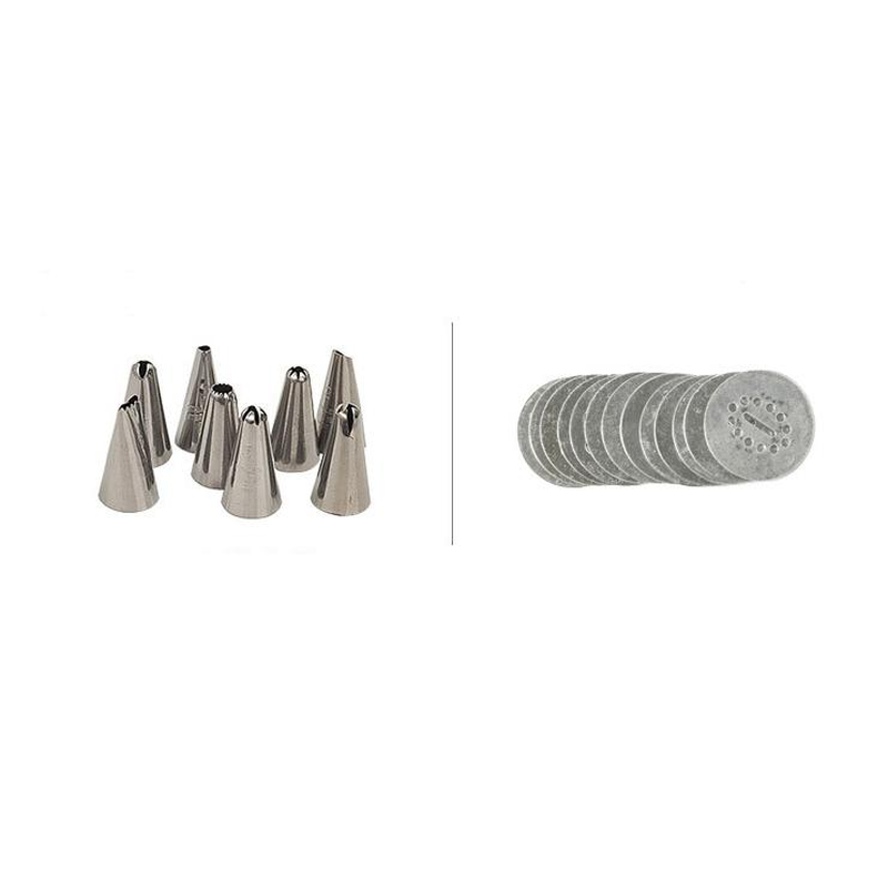 Stainless Steel Cookie Press & Biscuit Maker Set with 13 Molds & 8 Icing Tips DIY Baking Tool for Home Bakers & Cookie Lovers Rust Resistant Bake like a Pro at Home - Kitchen Utensils