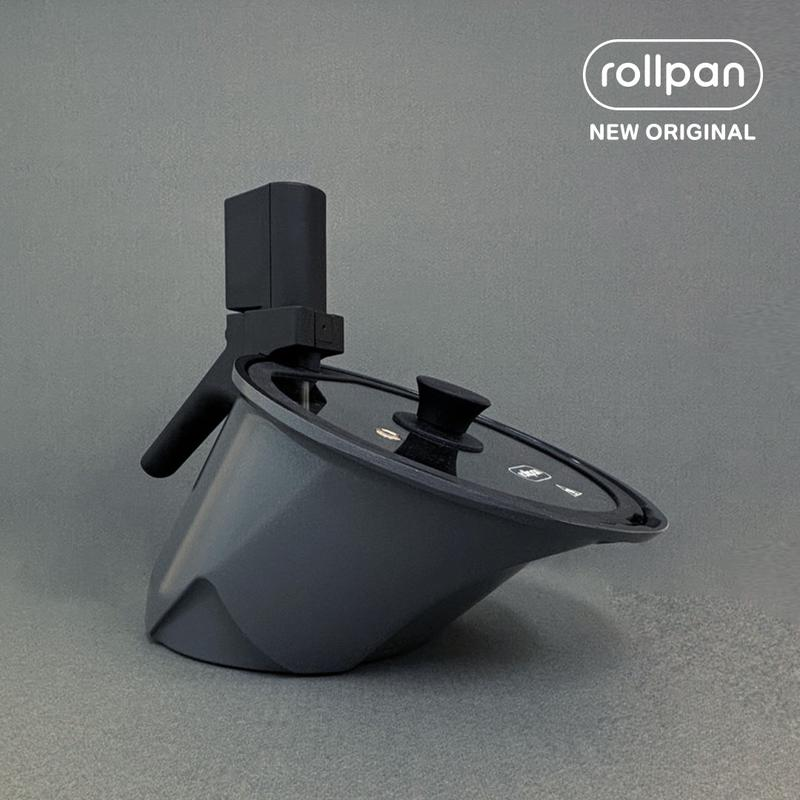 Rollpan - Automatic Rotating Cooking Pot - Gray