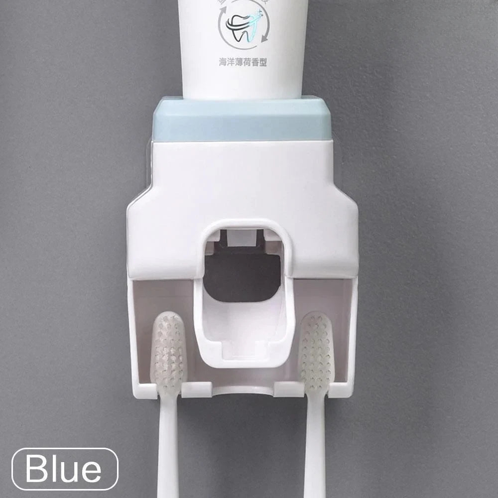 Mingel Moa - Wall Mount Automatic Toothpaste Dispenser Bathroom Supplies Toothpaste Squeezer Toothbrush Holder toothpaste squeezer