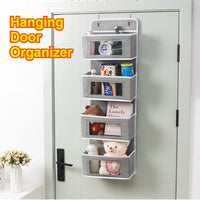 Mingle Moa - Over the Door Organizer Storage 5 Shelf Hanging Door Organizer with 5 Large Capacity Pockets for Bedroom Bathroom home organizer