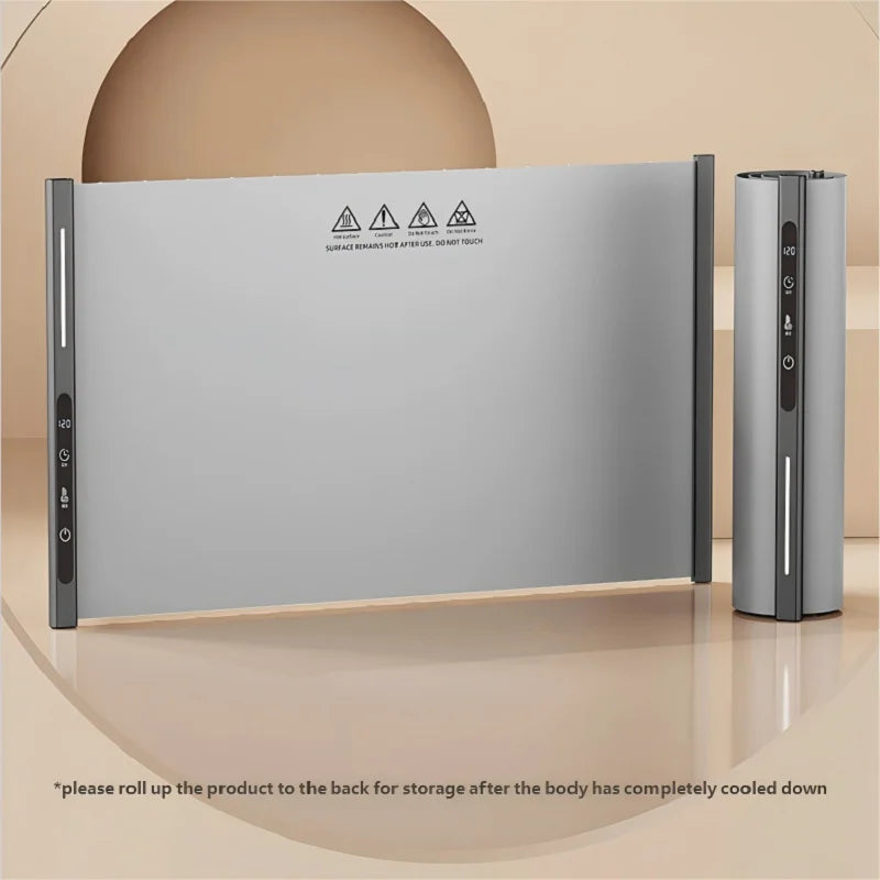 Mingle Moa - Electric Warming Tray Foldable Food Warmer Mat with 3 Tem Setting Fast Full Surface Heating Portable Electric Food Warming Tray