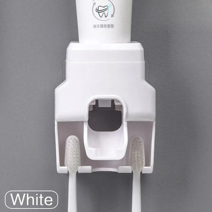 Mingel Moa - Wall Mount Automatic Toothpaste Dispenser Bathroom Supplies Toothpaste Squeezer Toothbrush Holder toothpaste squeezer