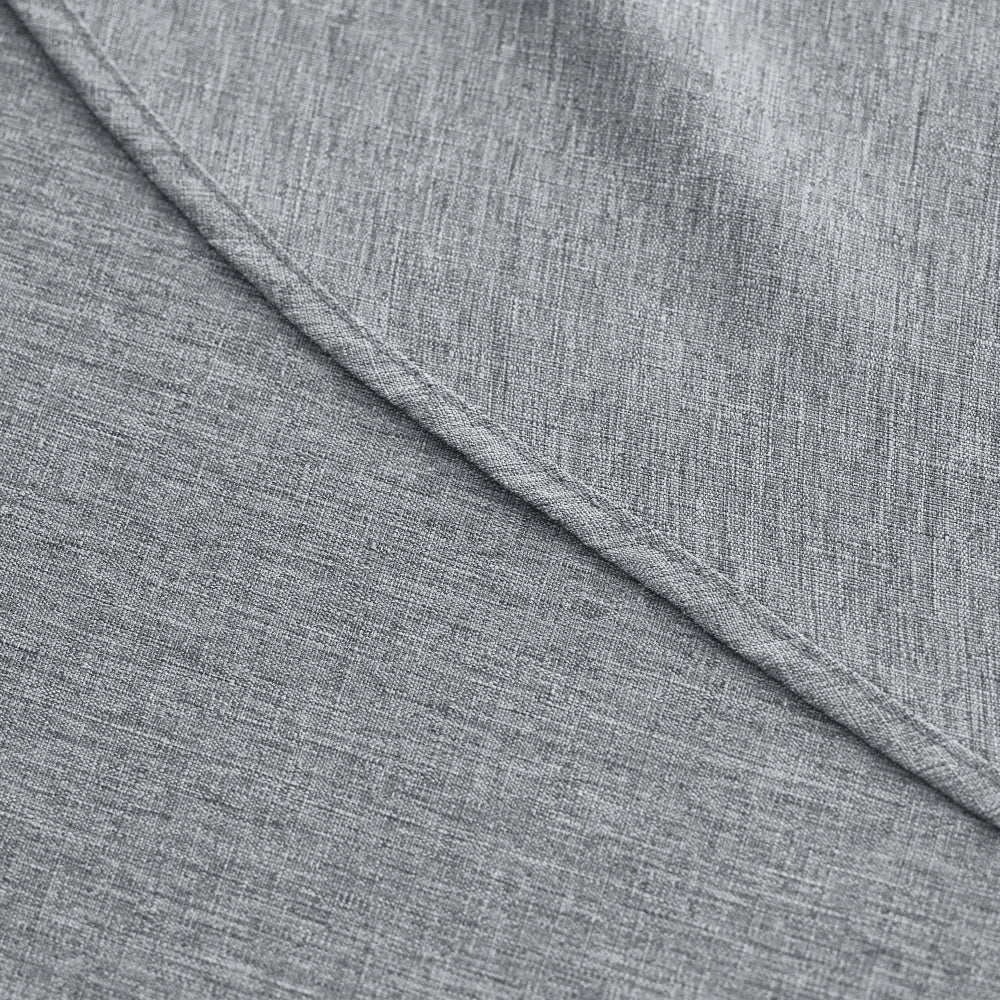 Mingle Moa - Textured Round Tablecloth Waterproof Spill-Proof Wipeable Table Cover Wrinkle Free Circle Dining for Birthday Farmhouse Party