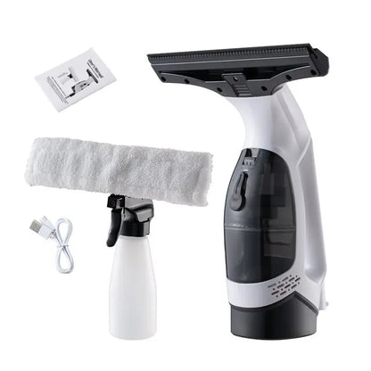 Mingle Moa - Multifunctional Electric Cordless Window Cleaner Machine White Cordless Rechargeable Automatic Portable Glass Cleaner Tools - Mingle & Moa