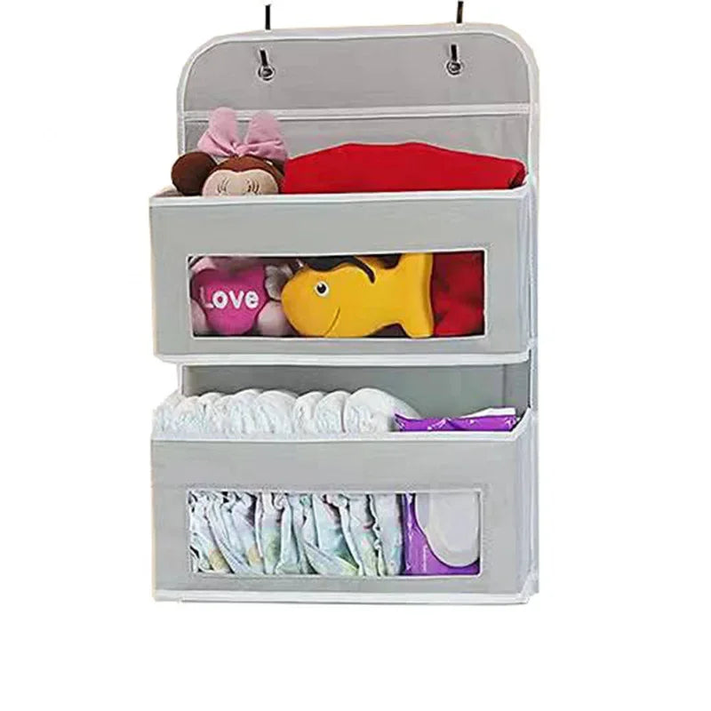 Mingle Moa - Over the Door Organizer Storage 5 Shelf Hanging Door Organizer with 5 Large Capacity Pockets for Bedroom Bathroom home organizer