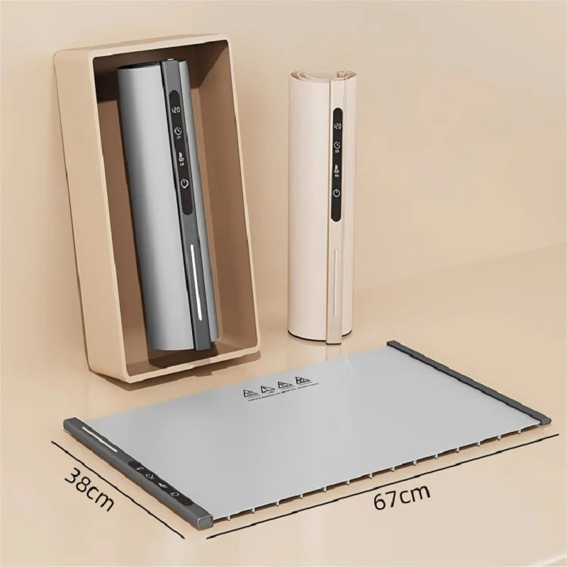 Mingle Moa - Electric Warming Tray Foldable Food Warmer Mat with 3 Tem Setting Fast Full Surface Heating Portable Electric Food Warming Tray