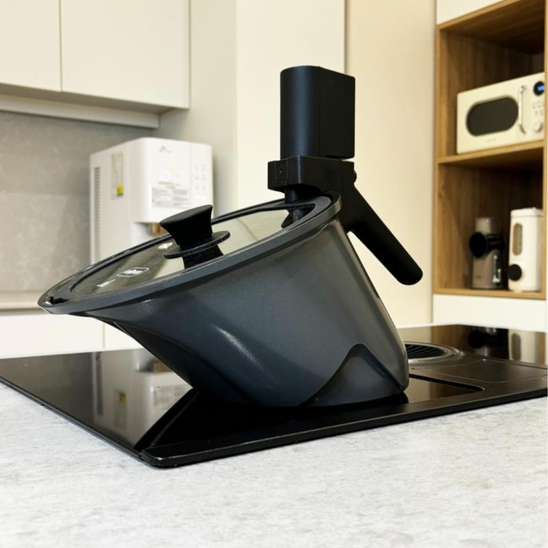 Rollpan - Automatic Rotating Cooking Pot - Gray