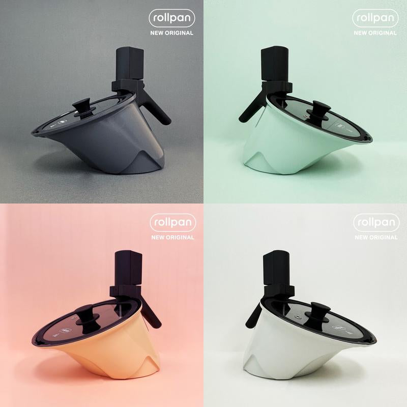 Rollpan - Automatic Rotating Cooking Pot - Gray