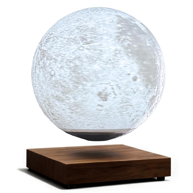 MAGECMOON Magnetic Levitation Lamp Ornament Floating Moon Lamp Night Light Dimmable 3D Printed Levitating LED Bedside Table Lamp Office Bedroom Living Room Home Christmas Decoration Unique Christmas Gifts Cool Gadgets